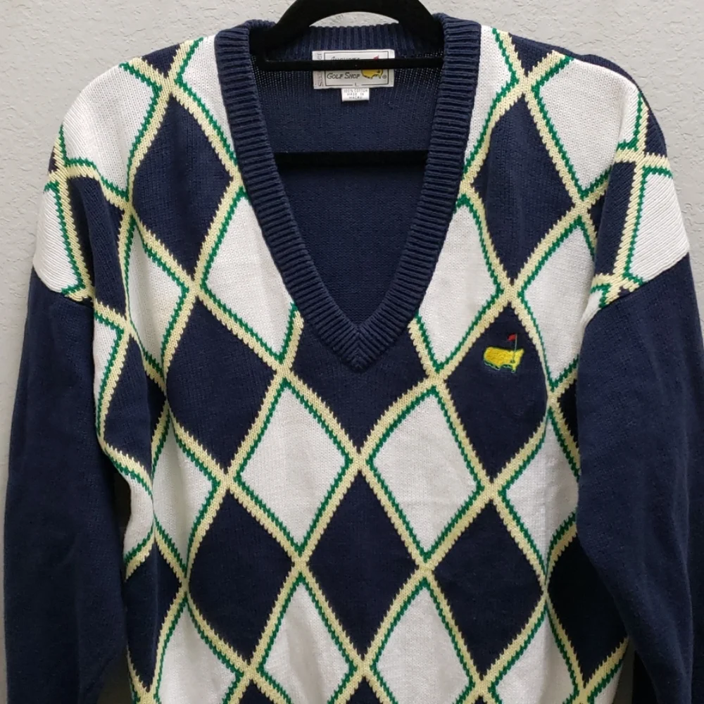 Augusta National Golf Shop Mens Lg Cotton Sweater